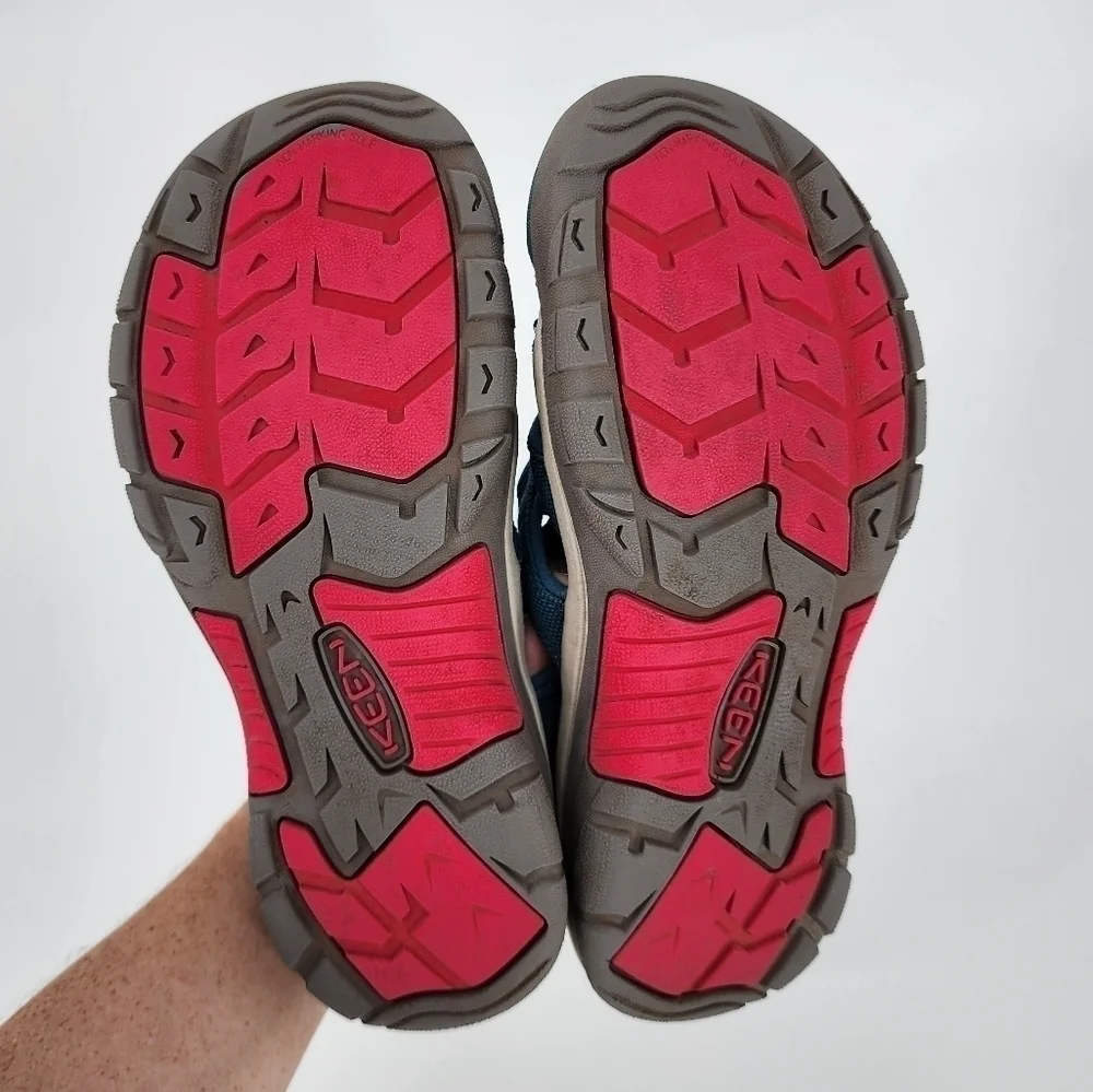 Keen Newport H2 Sandals Shoes Blue Pink Girl's Youth 6